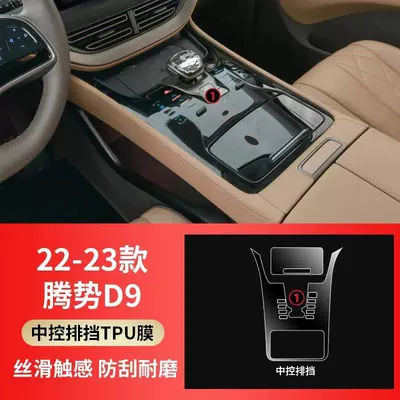 Car interior film – Screen Car Modification Transparent-Tpu - model-22-23-gear-film