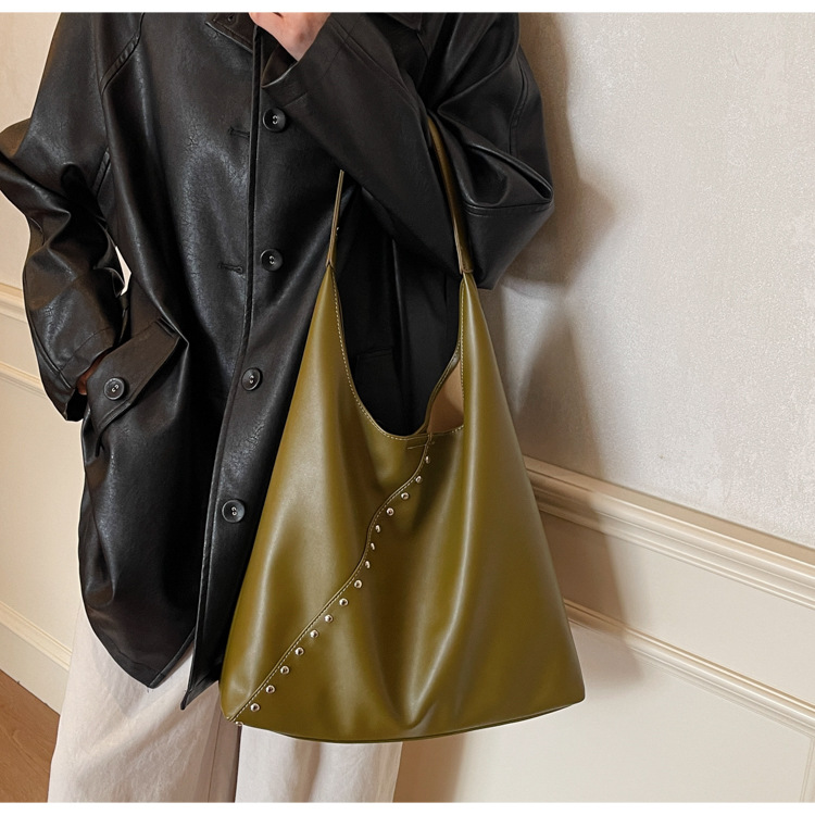 Retro torba za ženske, velika torbica za ramo za vsakdanjo rabo_voghion.com