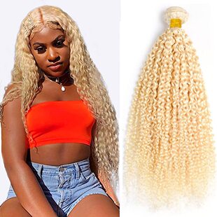 ���˰l�z#613�l��blonde hair bundles curly�W���ٰl�羳���l