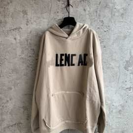 正确版本现货原彪BL家2025新款胶带磨破帽衫卫衣宽松版型男女同款