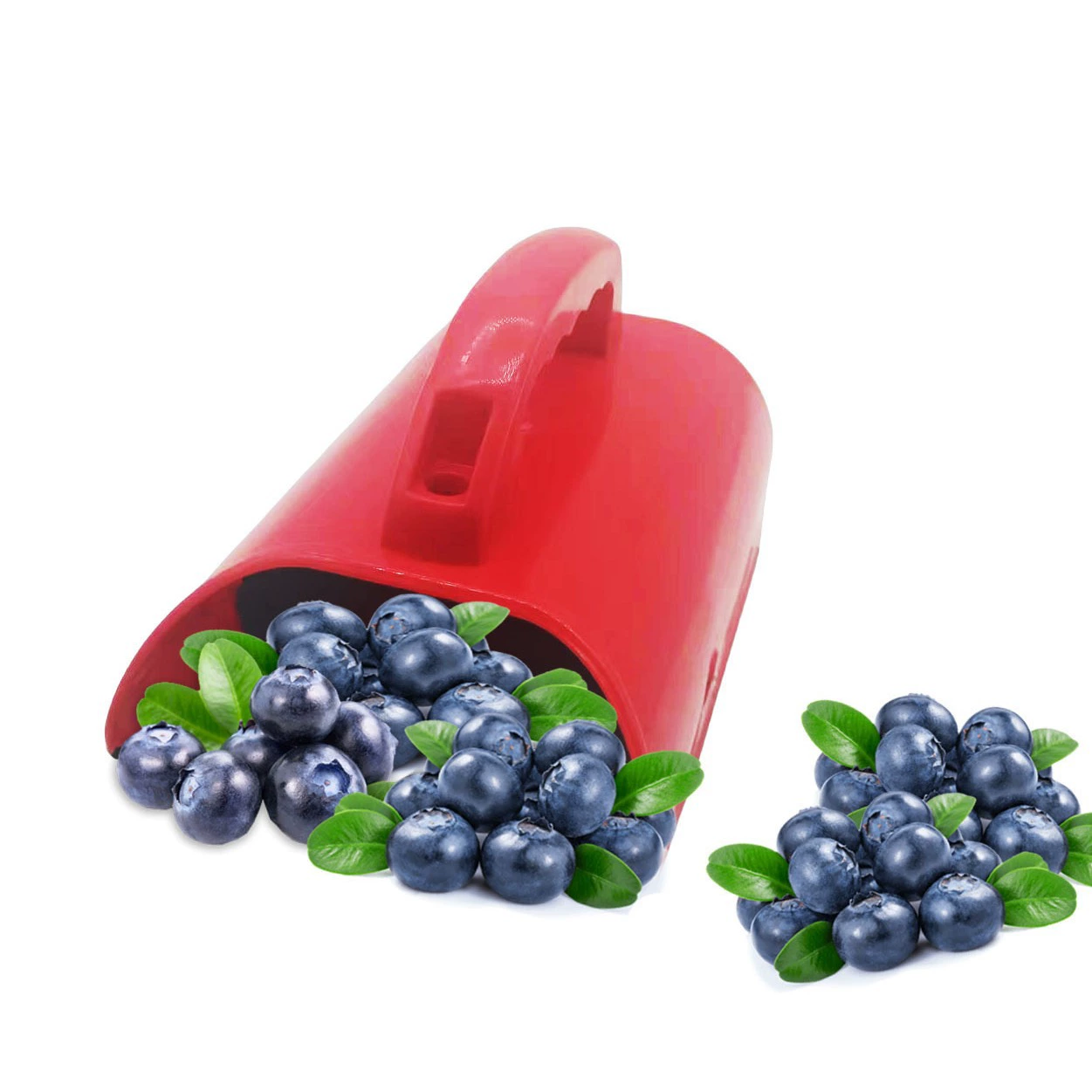 Amazon Горячие продажи черники сборщик ягод с ручкой пластиковые садовые инструменты