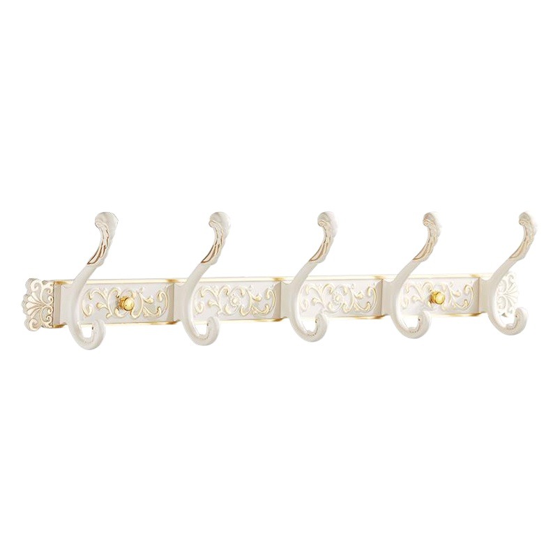 American-Style Wall Hook Set, Alloy Hooks, Bathroom Towel Hooks, Over-The-Door Coat and Hat Hooks, Kitchen and Bathroom Wall-Mounted Accessories