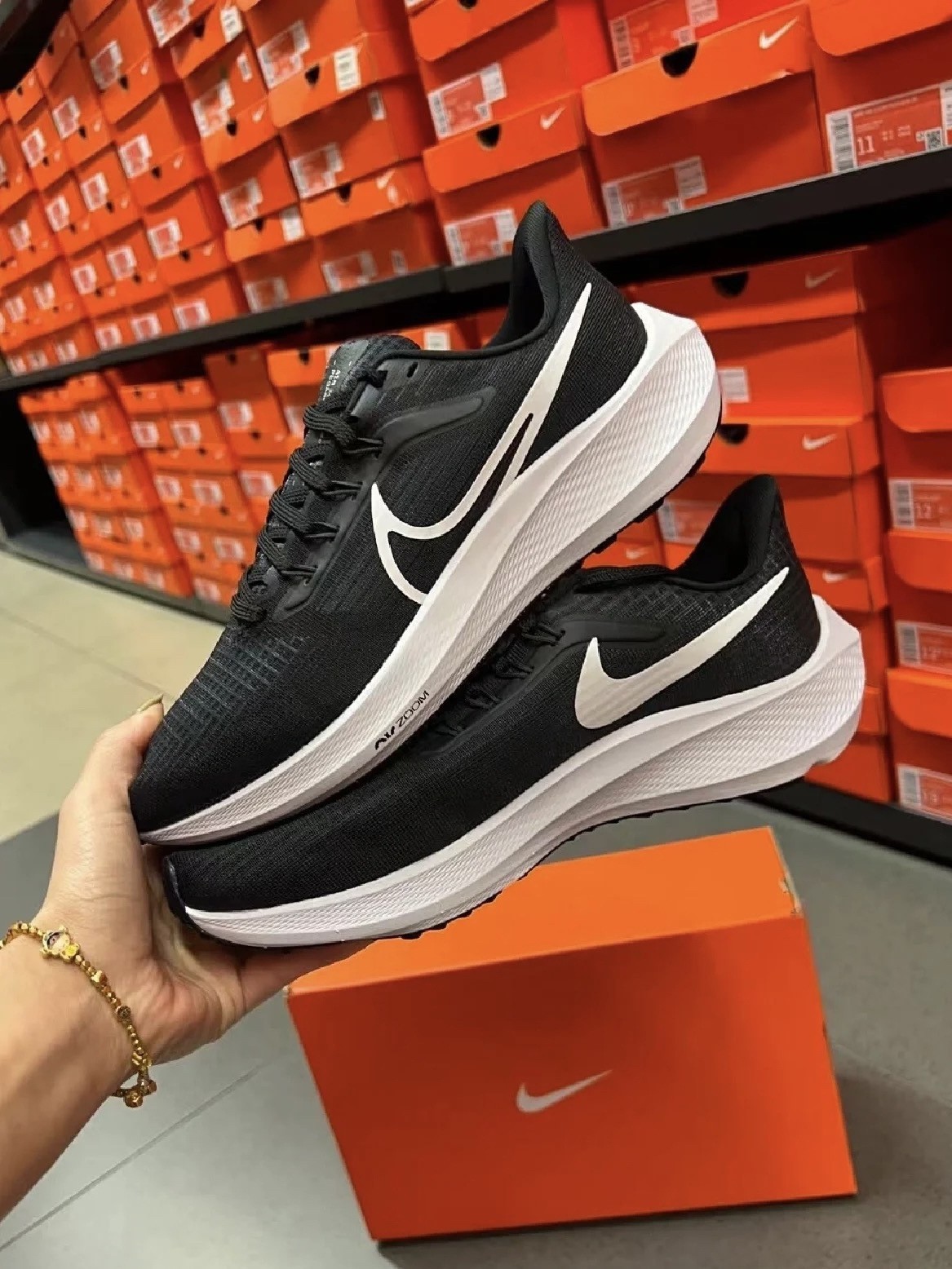 Putian zapatos Pegasus 39 generación nuevo negro blanco y negro para hombres y mujeres 38 generación de zapatos de maratón transpirables image 1