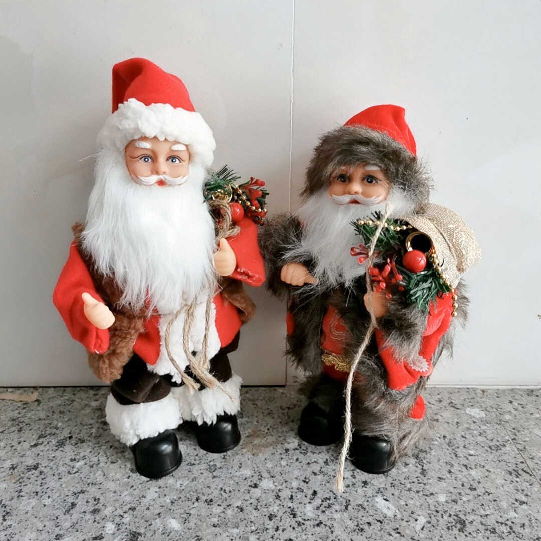 2021 Nuevo eléctrico Santa Claus música bailando muñeca decoración Navidad vacaciones regalo transfronterizo exclusivo