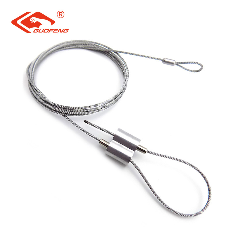 Instalación de lámparas personalizadas de cuerda de suspensión accesorios de iluminación gancho de bloqueo de cable LED cuerda de suspensión de hardware de iluminación grupo de cable de suspensión