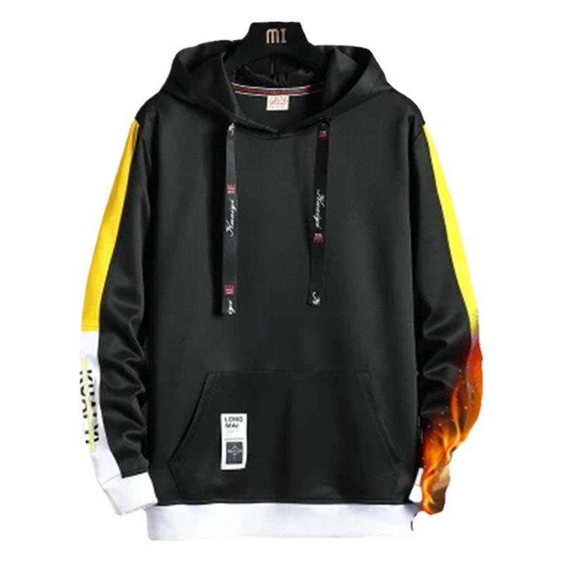 Winter Clothing Fleece-Lined Soft Hooded Sweatshirt for Couples, Versatile for Teenagers and Students, Korean Style Loose Jacket, Warm Long Sleeves