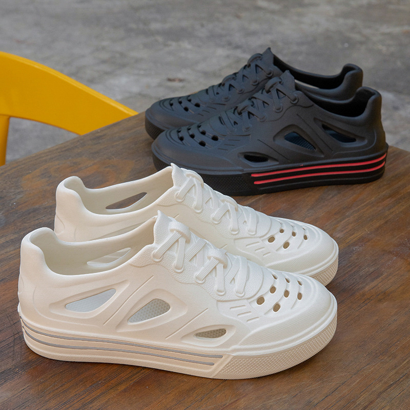 Popular Men's Perforated Shoes, New Summer Outdoor Hollow Beach Shoes, Breathable Sports Shoes, Couple's Women's Shoes, Foreign Trade Wholesale