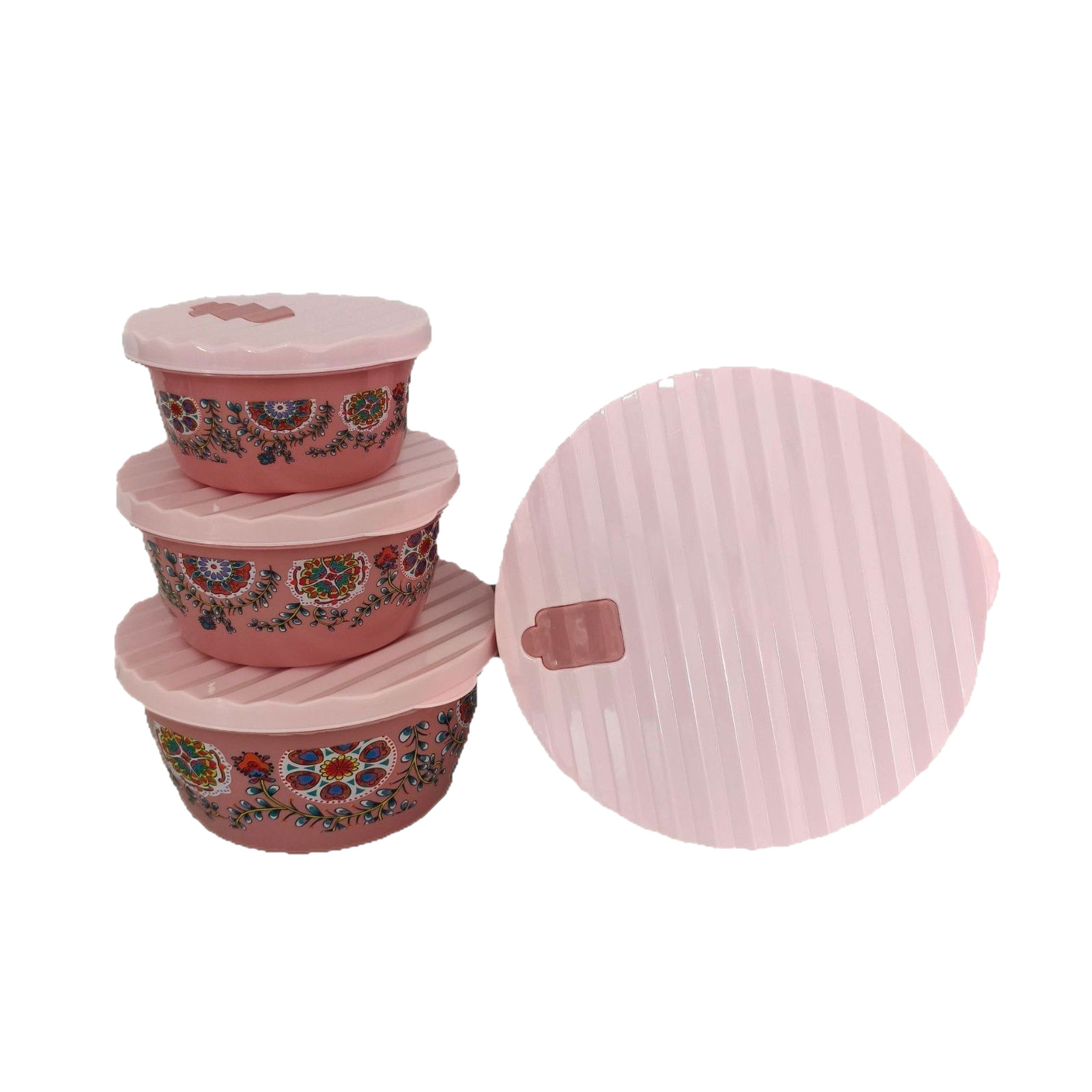 Juego de 4 cajas de almacenamiento transparentes para frutas y verduras, contenedores de conservación para refrigerador multifuncionales.