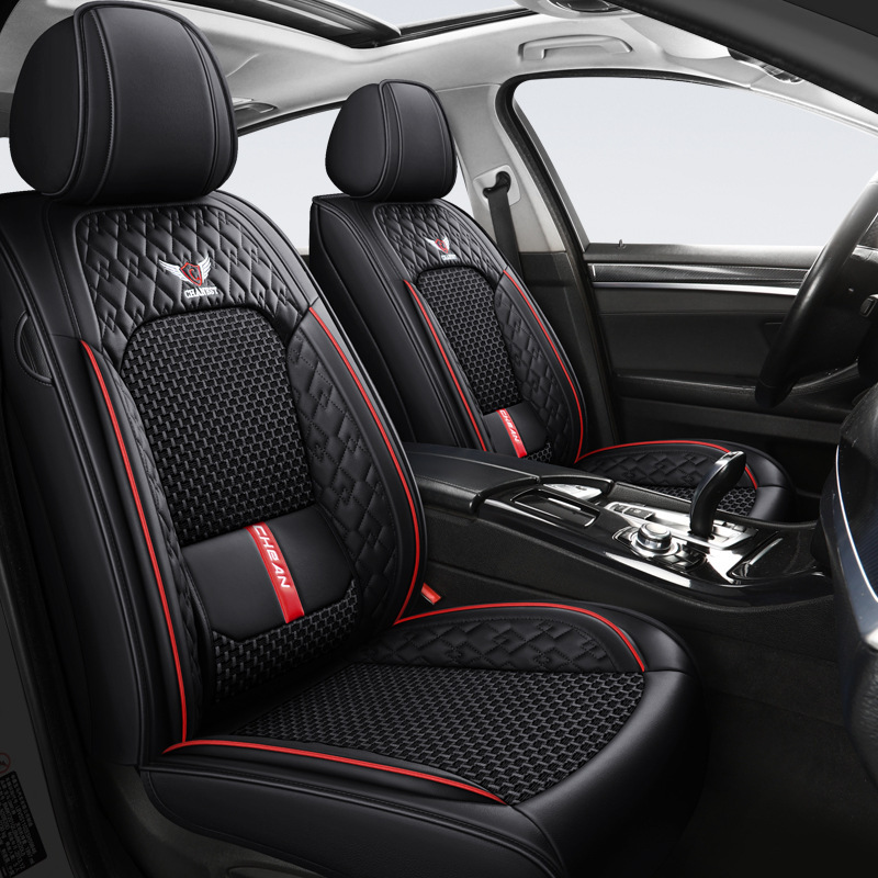 冰丝汽车座垫四季固定腰靠跨境Car Seat Cover真空包装发货厂家|undefined
