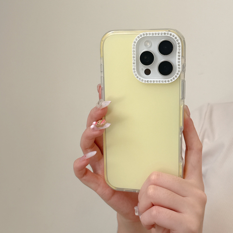 简约半透纯色防撞壳适用iPhone16pro max手机壳苹果17高级感14/15|undefined