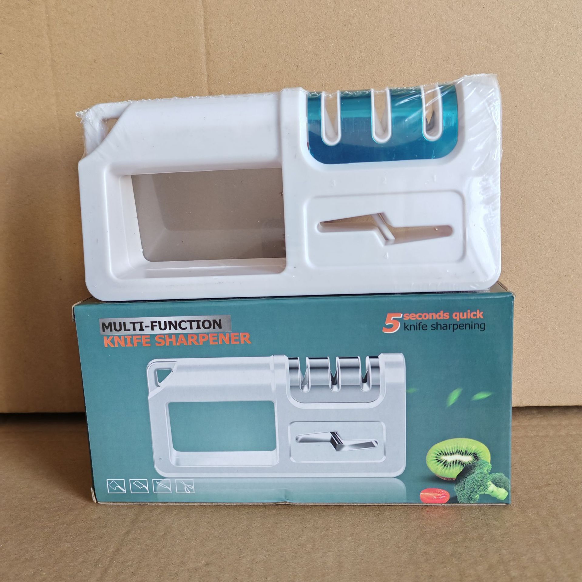 Cuatro en uno afilador de cuchillo rápido de diamante artefacto cuchillo blunt destructor afilador fino piedra afilador de cuchillo no automático para el hogar