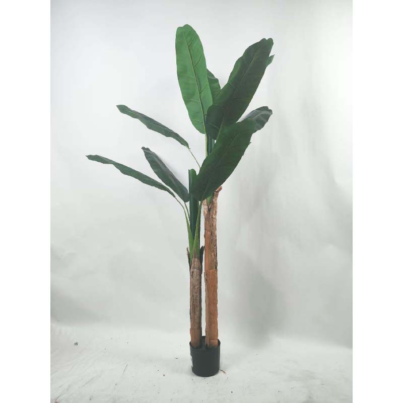 Árbol de plátano de simulación personalizado Árbol de plátano de simulación de venta caliente de Amazon Árbol de plátano de simulación de tiro de boda