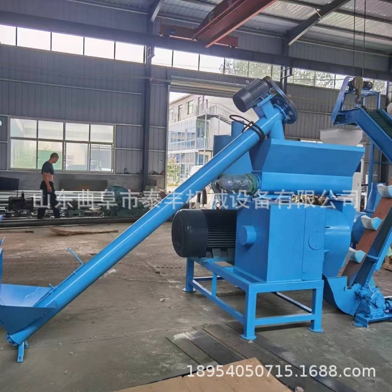 环模水晶豆腐猫砂颗粒机苞米小麦粉碎搅拌机组发酵有机肥机生产线