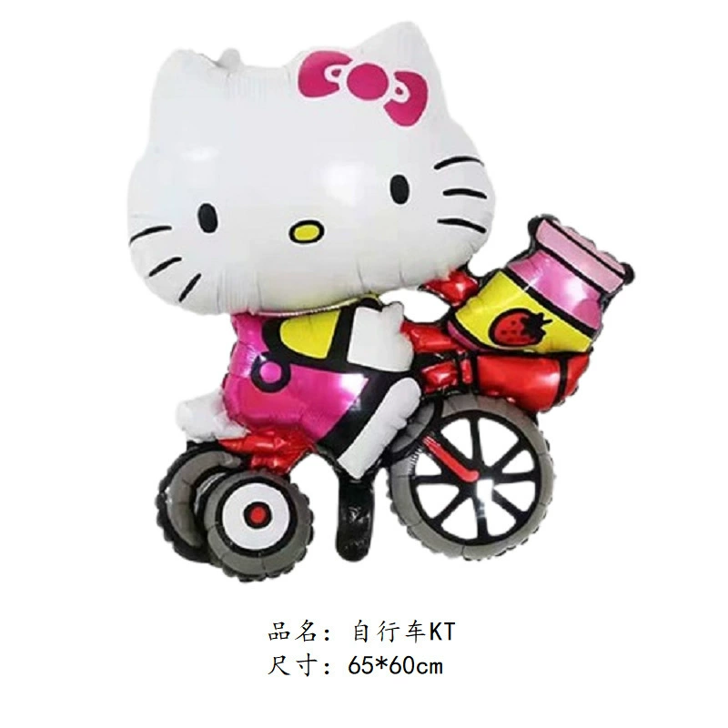 Карикатурный жилет для ходьбы Moe KT Cat Bow Cat Diamond Diamond Bike Ice Lingbao Angel Birthday Architecture Decoration