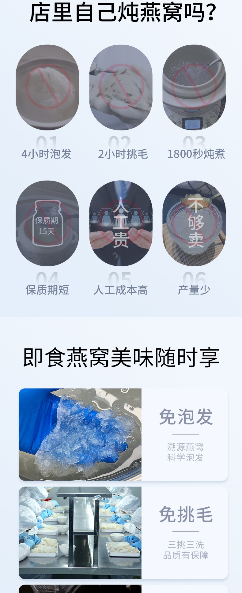 Ready-to-Eat Bird's Nest Drink Yan Wo 70g Box Traditional Tonic for Seniors quality and texture