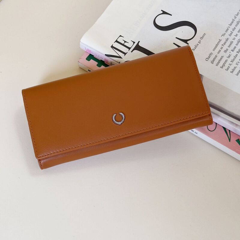 Women's Wallet Cross-Border New Style Pu Magnetic Fashion Simple Long Wallet Women's Long Clutch Bag Women's Bag