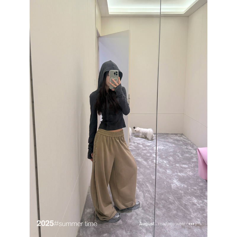 SUNONEONE 连帽拉链针织打底T恤女早秋薄款修身显瘦短款针织开衫|undefined