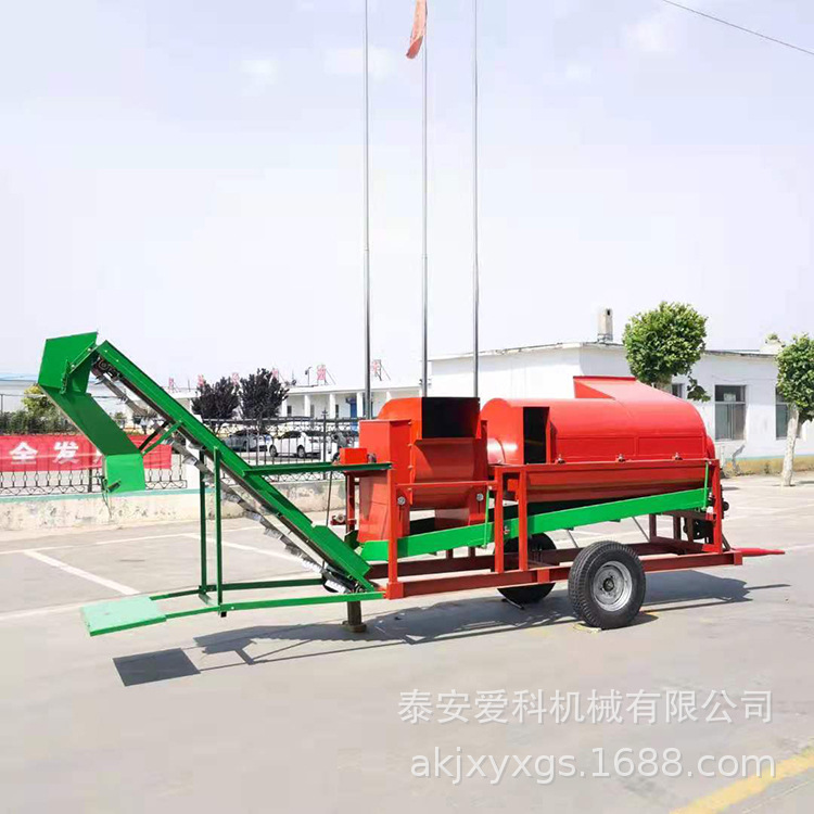 确山县干湿两用花生摘果机自动装车花生摘果机新型花生秧果分离机