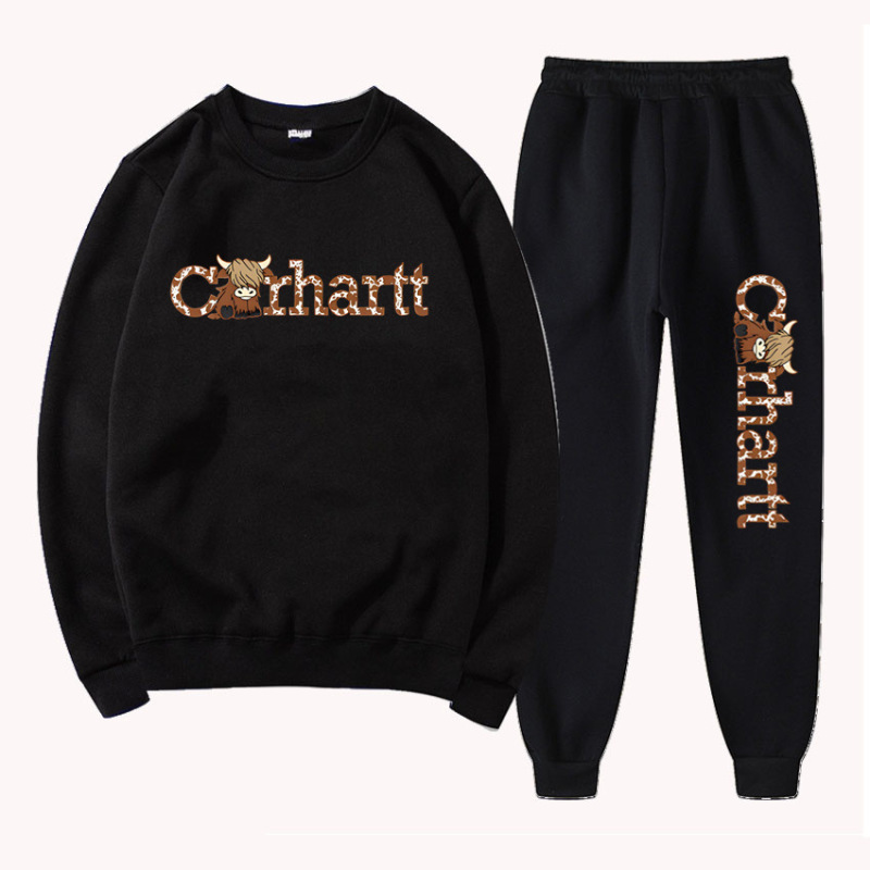 Aliexpress Trendy Brand Carhartt Letter Sweatshirt Cross-Border Amazon Men's and Women's Fleece Crewneck Sweatshirt Wholesale Aliexpress Trendy Brand Carhartt Letter Sweatshirt Cross-Border Amazon Men's and Women's Fleece Crewneck Sweatshirt Wholesale