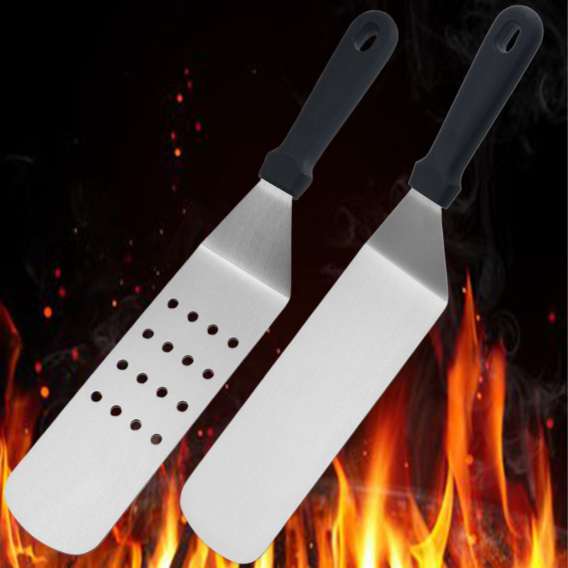BBQ теппаньяки лопата для барбекю инструмент для гриля лопата жареная лопата длинная жареная лопата стейк плотная лопата для приготовления пищи не липкая лопата