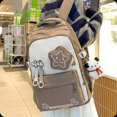 新品リュックサック女子学生カバン高颜値ins中学大学女子大容量可爱いリュックサックシンプル