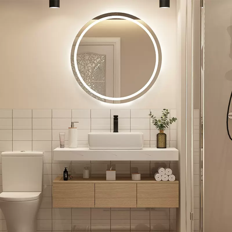 民宿浴室柜洗手盆柜组合阳台陶瓷一体卫浴厕所小户型洗脸池洗漱台