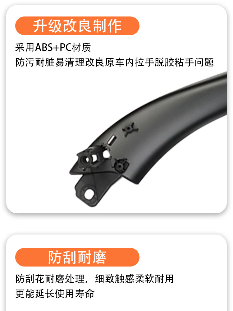 Suitable for 18-23 BMW X3 interior door handle, X4 interior handle, G08 interior armrest handle, exterior cover door handle