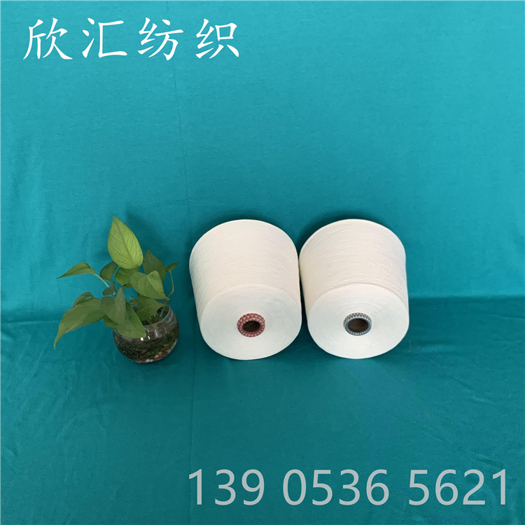 现货阻燃粘胶纱40支 涤粘纱 有 机棉粘纱 棉粘色纺纱 粘胶染色纱