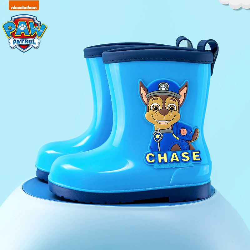 Детские резиновые сапоги Paw Patrol, детские нескользящие резиновые сапоги для мальчиков, водонепроницаемая обувь для девочек-студентов в дождливые дни, резиновая обувь для малышей