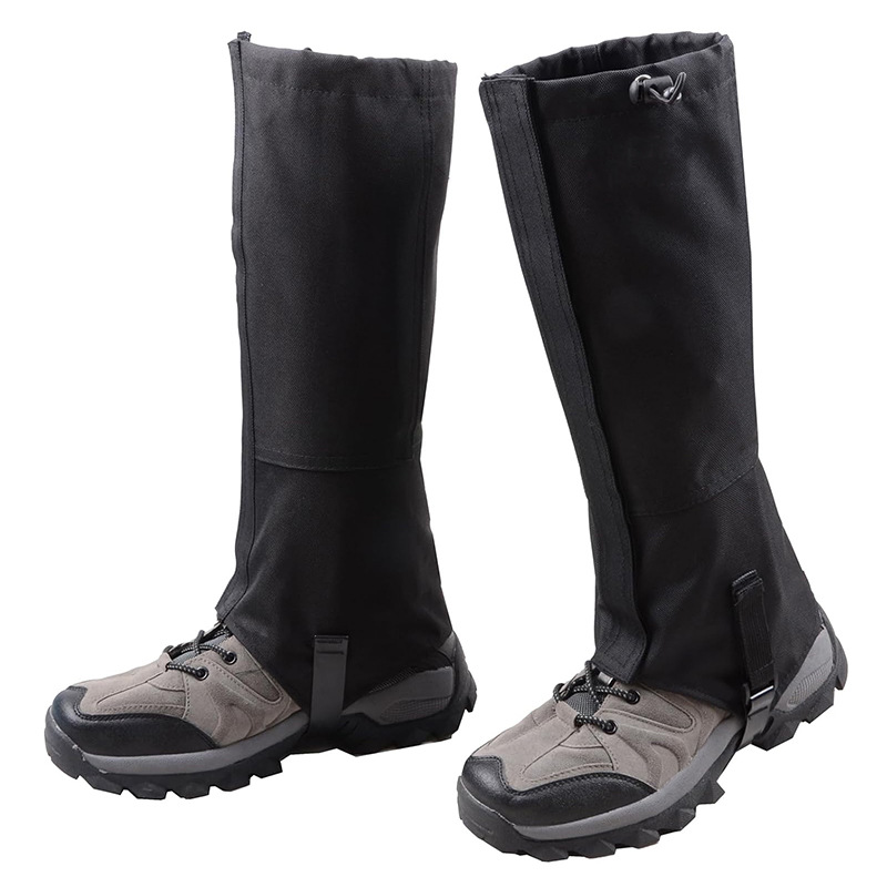 Cubierta de nieve Montañismo al aire libre Cubierta de zapatos a prueba de nieve Cubierta de pierna resistente al desgaste a la arena Cubierta de esquí transpirable e impermeable