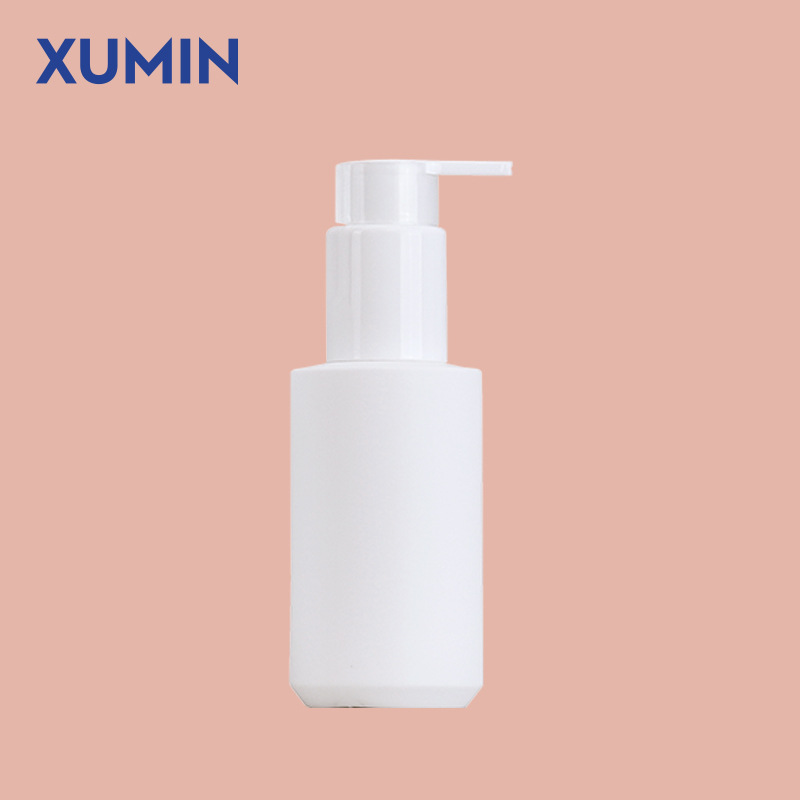 Nuevo producto PE peluche plástico botella de bomba de presión 100 - 200ml botella de emulsión blanco mat 300 - 500ml botella de champú