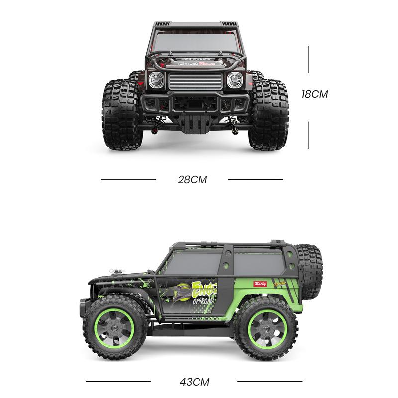 跨境热供儿童1:10四驱遥控无刷越野车亲子互动户外遥控攀爬车玩具