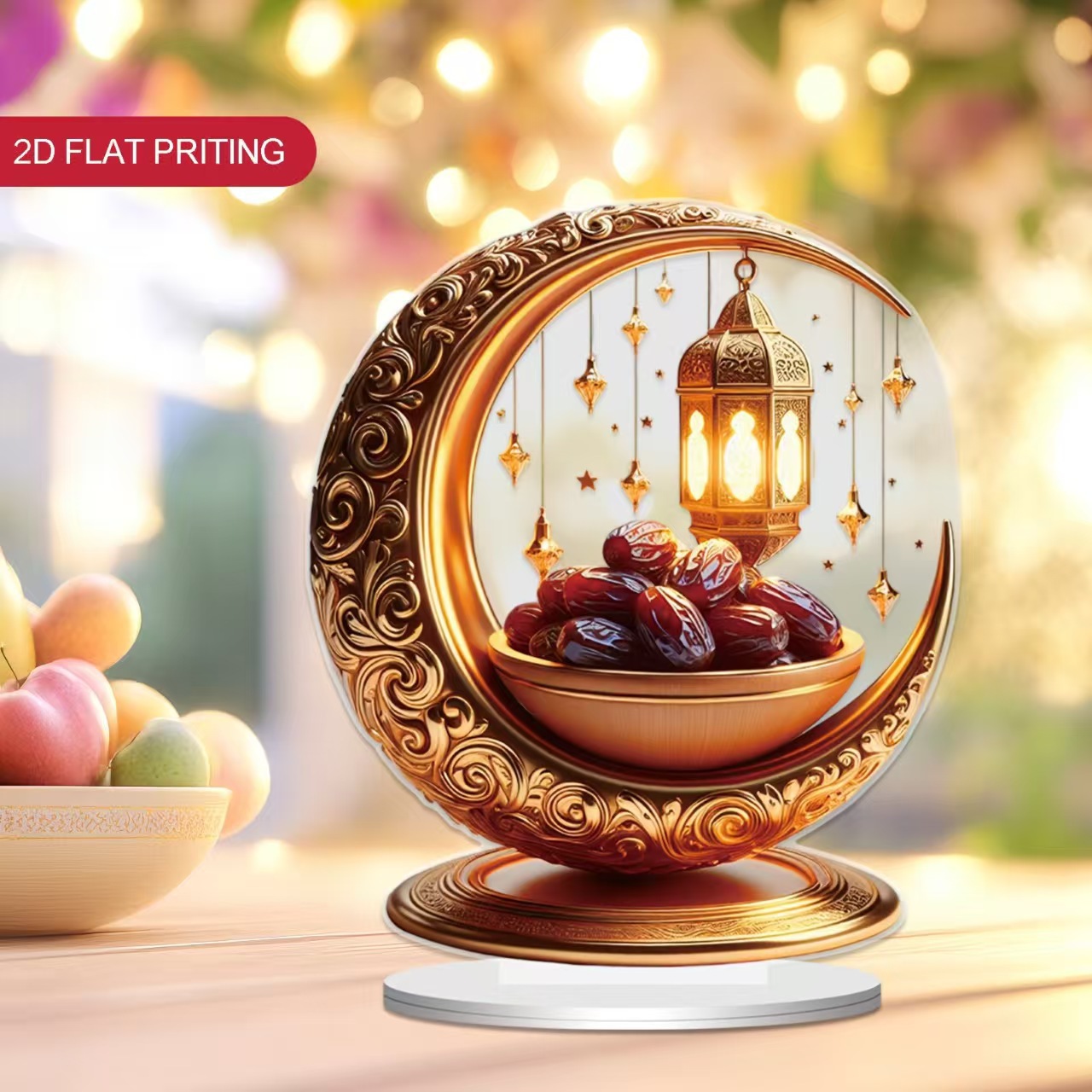 Colgante transfronterizo bohemia 15 / 20cm acrílico marca de la luna castillo artesanía decoración festiva mesa