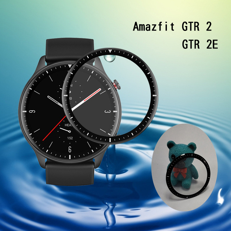 适用Amazfit GTR 2曲面3D复合黑边热弯膜华米GTR 2E水凝TPU贴膜