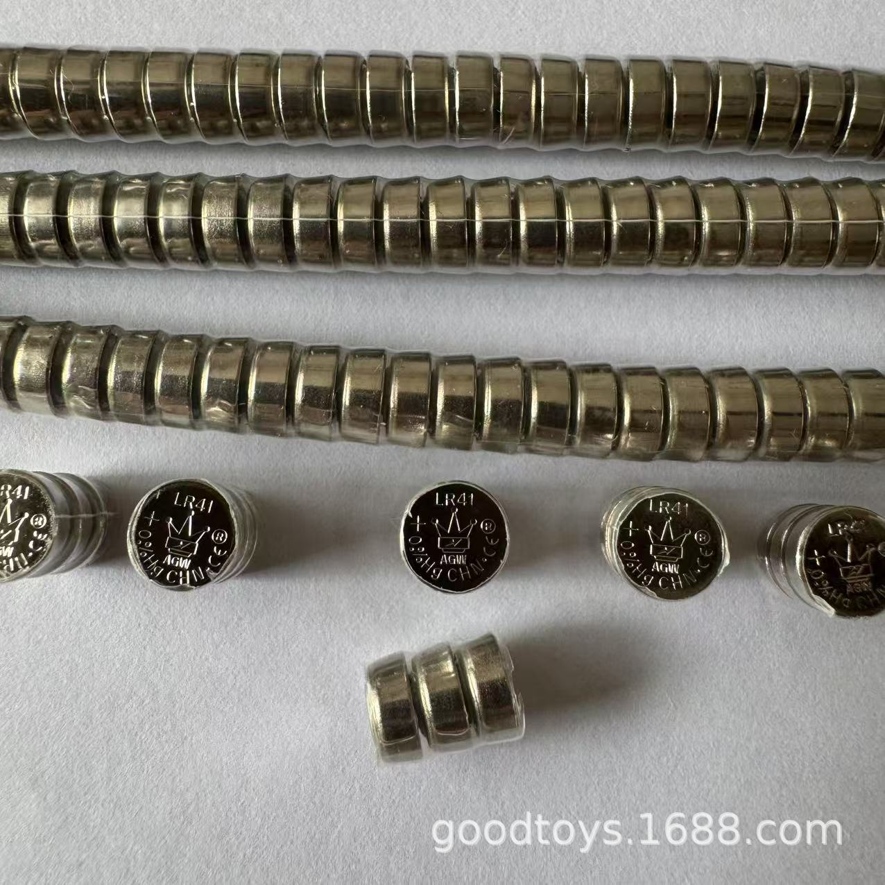 套筒AG3纽扣电池LR41地摊玩具供应纽扣电池皇冠正品套筒套好电子