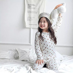 新款儿童打底内衣套装女童睡衣睡裤花边女德容春秋家居服厂家批发