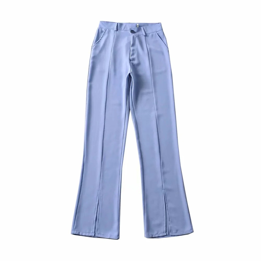 Irregular Waist Slim Suit Pants  NSAC47012