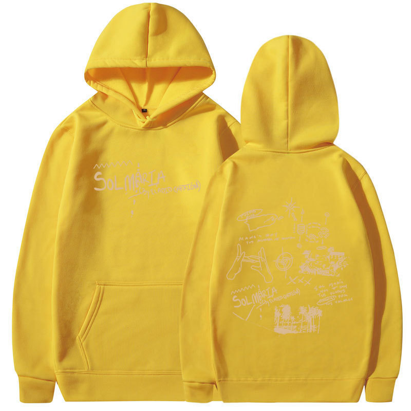 Eladio Carrion Sol Maria Tour 2024 Hoodies Men Fashion Hip H