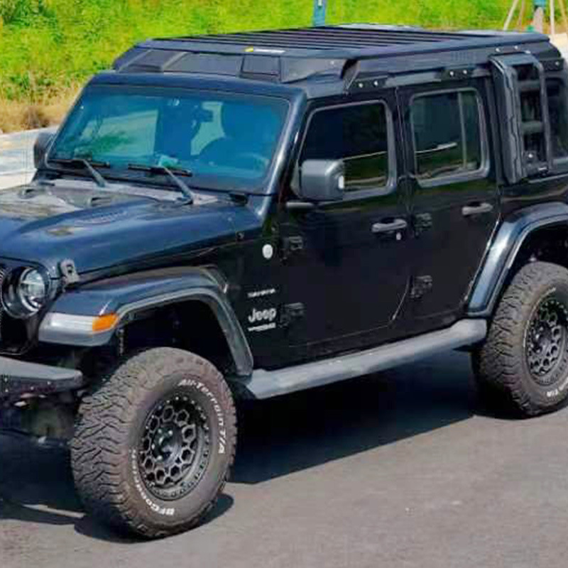 Wrangler Roof Luggage Rack Ladder Side Ledger Off-road Refit Roof Expansion Platform Outdoor Storage Rack Travel Rack