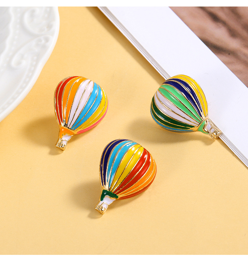 All Seasons Season Cute Modern Style Pin Hot Air Balloon Alloy Enamel Unisex Brooches