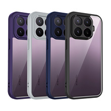 适用小米17TPro手机壳TM磨砂精孔POCO X8PRO透明亚克力防摔保护套