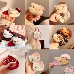キティの猫のヘアピンの女性の漫画のかわいい少女のサイドbbクリップの学生の甘い髪のひもの新型のヘアピンの髪飾り