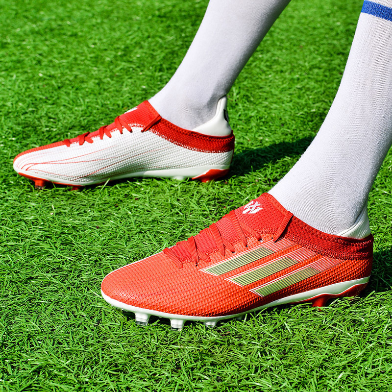 Spot zapatos de fútbol transfronterizos para hombres y adolescentes TF estudiantes tachuelas AG zapatos de entrenamiento de césped artificiales de corte bajo profesional