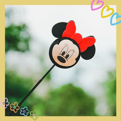 Car Antenna Decoration Car Exterior Decoration Cute Cartoon Doll Antenna Ball Roof Modification Cactus Universal (vehicle antenna) - minnie