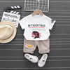 Summer clothing, summer sleeves, children's set, 2021 collection, with short sleeve, western style, Korean style