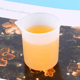100ml750ml带刻度水晶滴胶免洗硅胶量杯手工调胶杯计量杯大容量