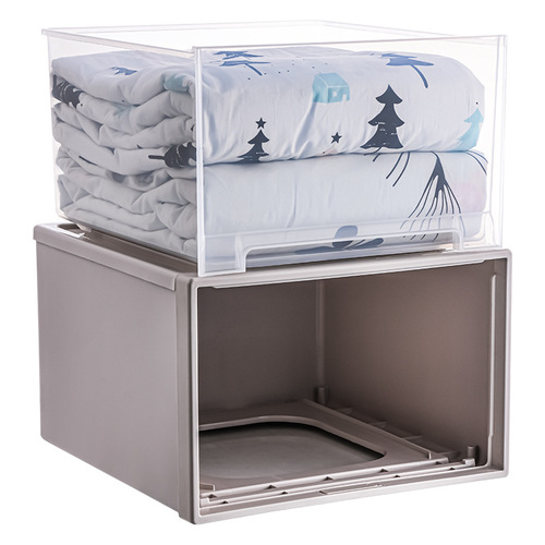 Storage box extra large daily necessities storage box dormitory storage cabinet drawer type bed box storage box transparent