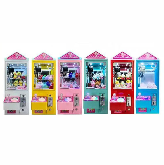 Single boutique doll machine grab doll machine household candy machine clip doll machine small coin mini commercial