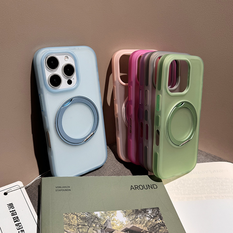 新款磁吸支架适用苹果16Promax手机壳透明iphone15Pro手机套14壳|undefined