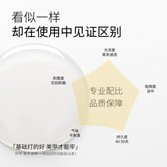 BOLE Gel Polish Sealer Set Professional Nail Art Hardening Function Reinforced Fading Nail Polish Sanding Nail Polish